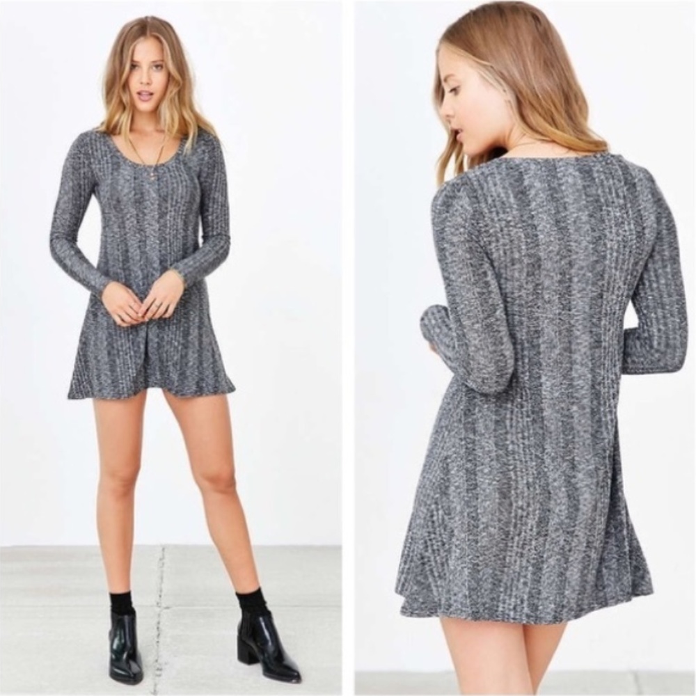 BDG Grey Long sleeve Dress